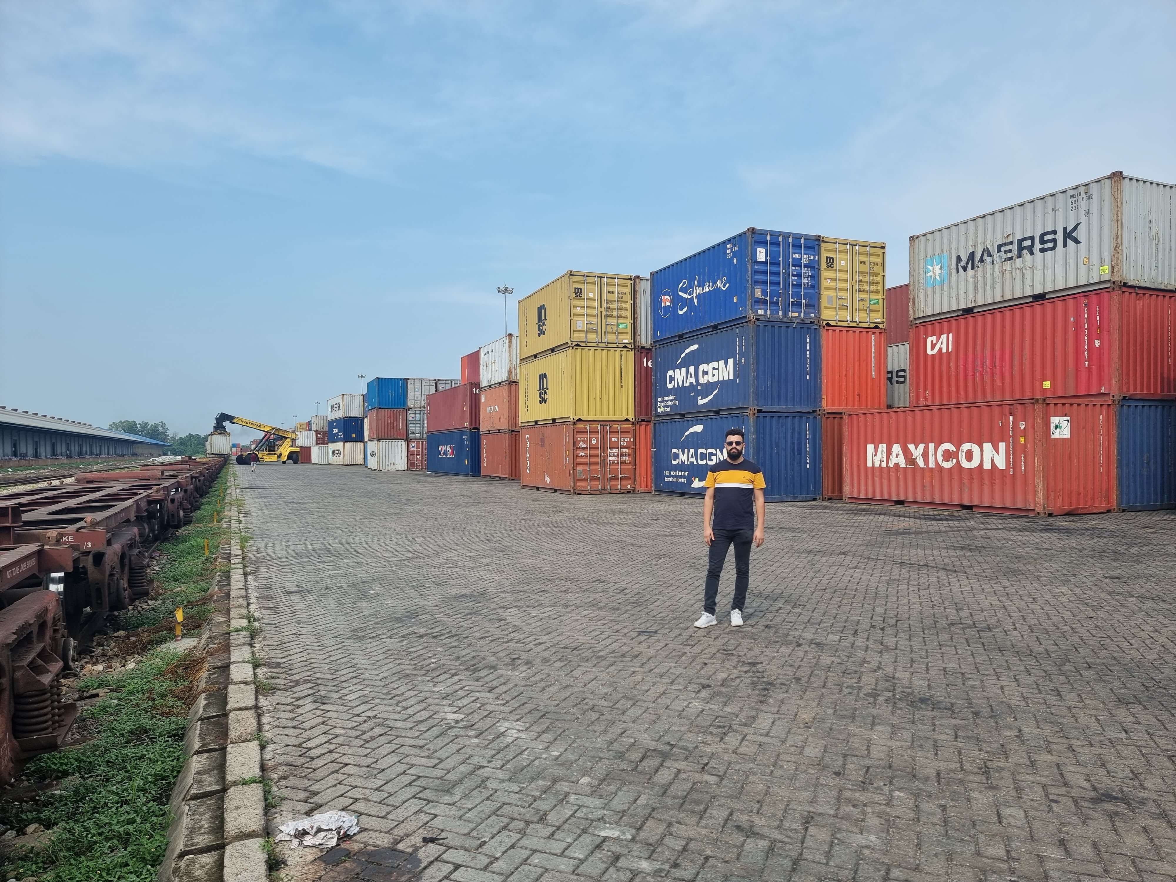 Container Inspection in Birgung by Krishna Panta