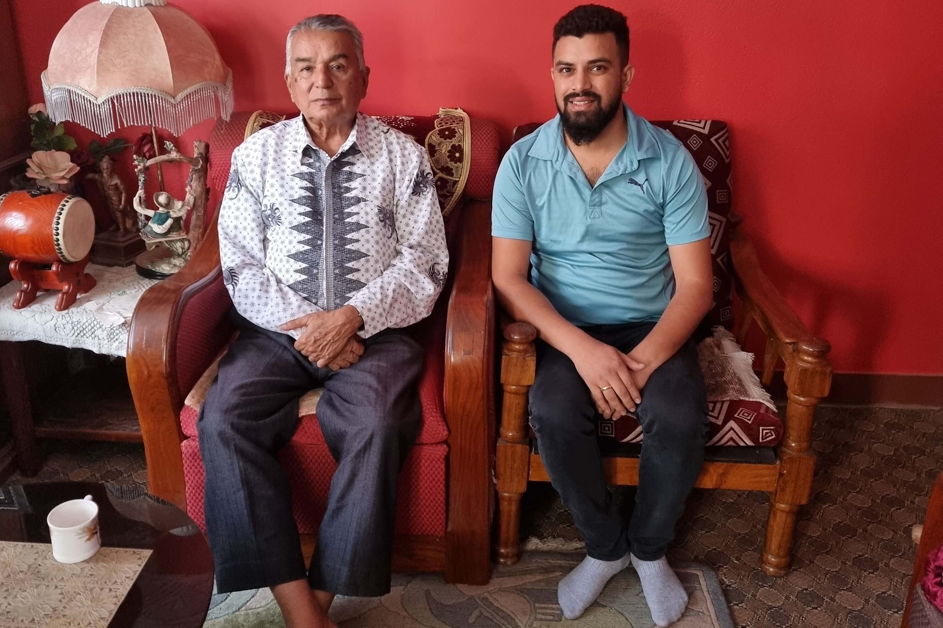 Unofficial Visit to Ramchandra Paudel's Residence for discussion of social issues by Krishna Panta